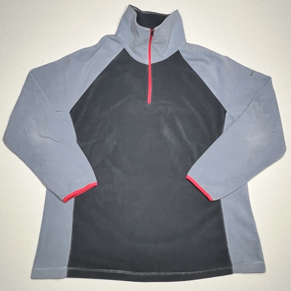 Columbia Womens Blue Two tone 1/4 Zip sweater size XL